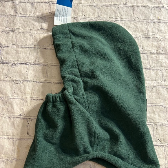 DUENORTH APPAREL DARK GREEN FLEECE HOOD POLYESTER MADE IN TAIWAN ONE SIZE - Picture 4 of 10